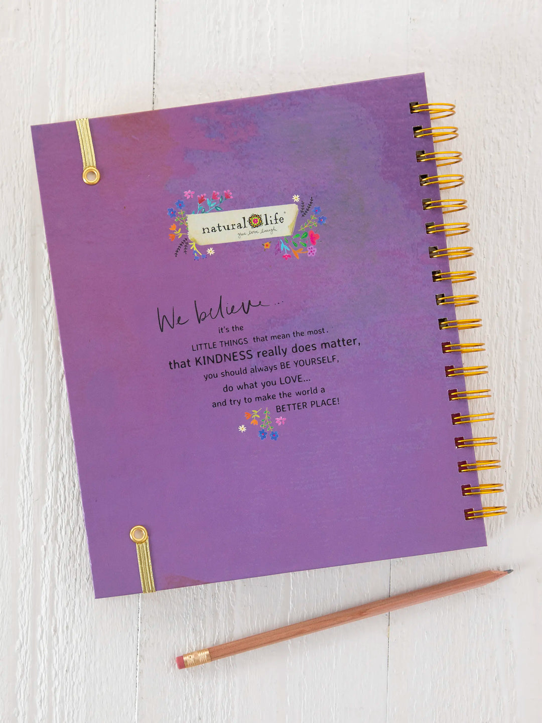 17 Month Planner- Lilac Folk Flower