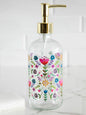 Soap Pump- Floral Border