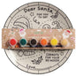 Paint-Me Snacks for Santa Plate Set