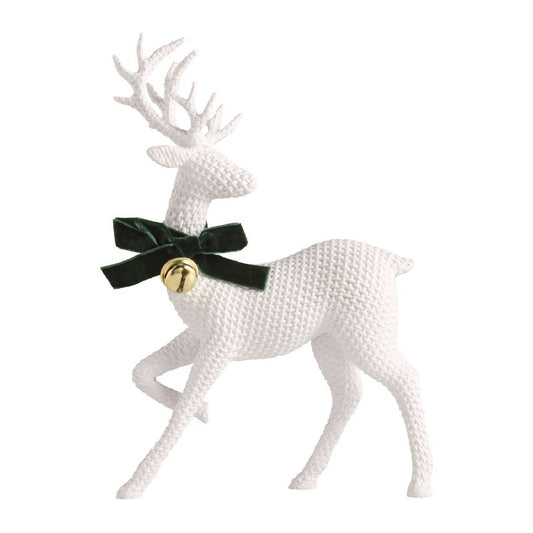 Small Resin White Deer