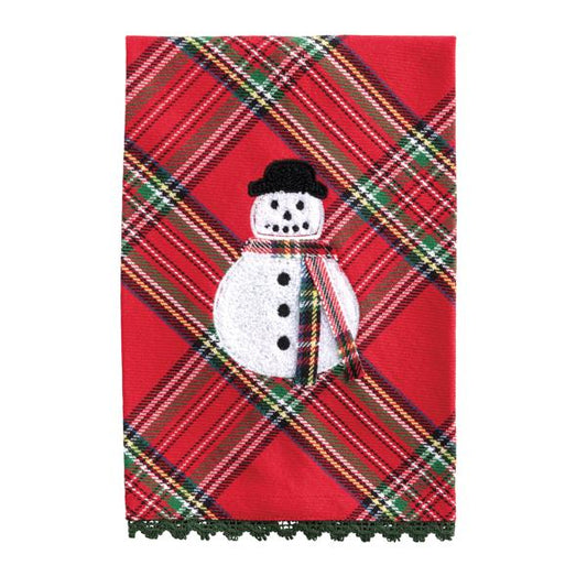 Snowman Boucle Icon Towel
