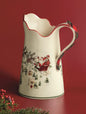 Christmas Santa Scene Pitcher