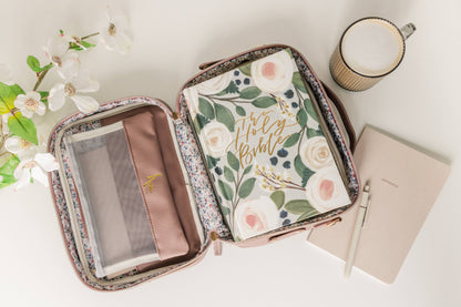 Bible Cover, Bible Bag Crossbody LAVENDER