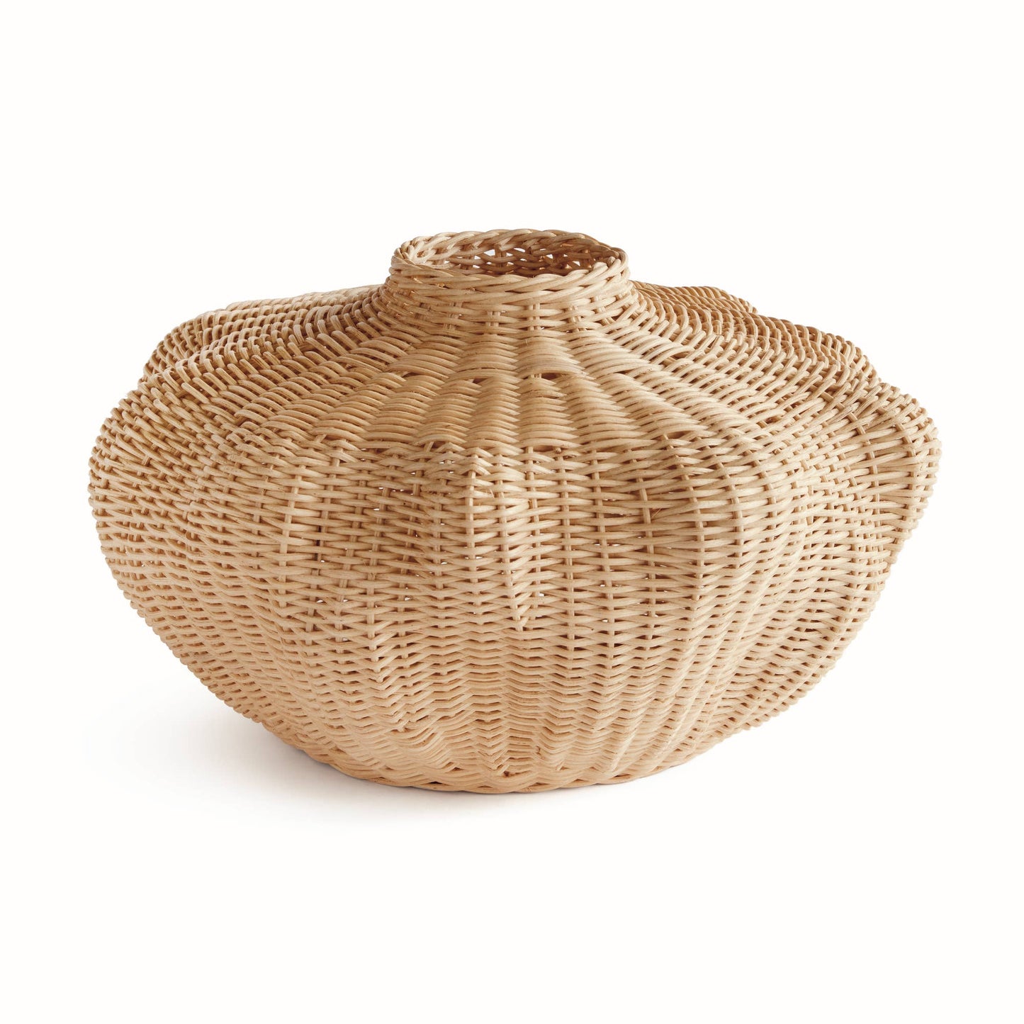 Evren Vase Short: Beige