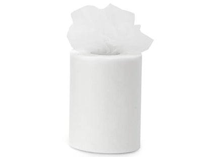 Premium Color Packaging Tulle: White / 1 Pack / 6"x100 yards
