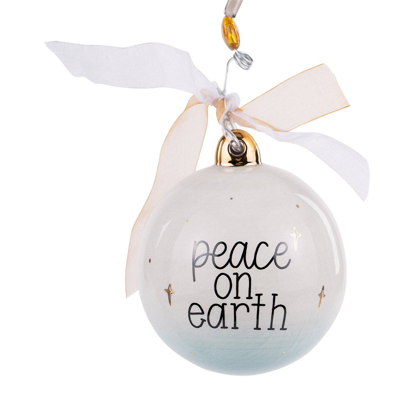 Peace on Earth Nativity Holiday Ornament