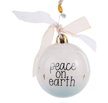 Peace on Earth Nativity Holiday Ornament