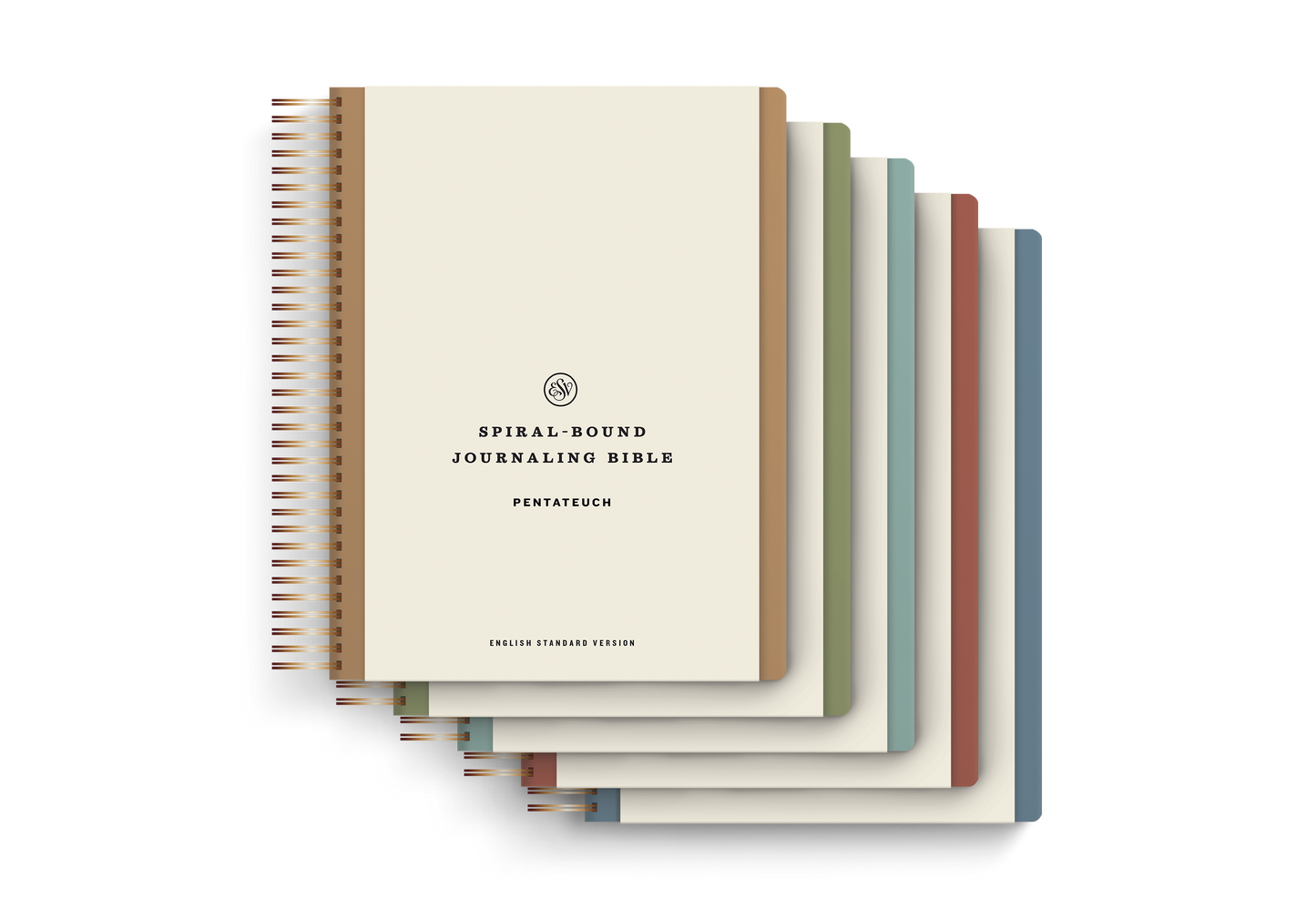 ESV Spiral-Bound Journaling Bible Five-Volume Set, Hardcover