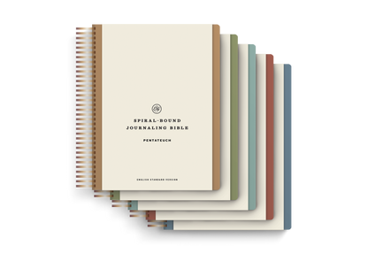 ESV Spiral-Bound Journaling Bible Five-Volume Set, Hardcover