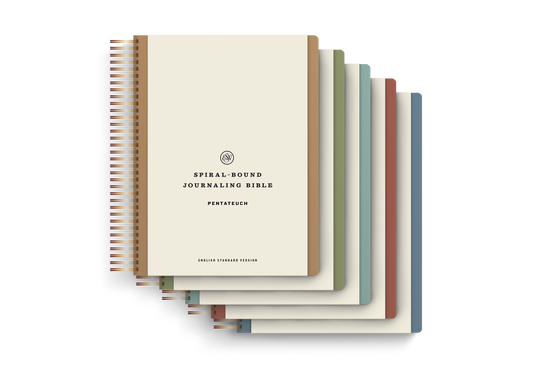ESV Spiral-Bound Journaling Bible Five-Volume Set, Hardcover