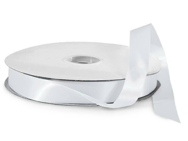 Double Face Satin Gift Packaging Ribbon: Red Double / 1 Pack / 1-1/2"x50 yards