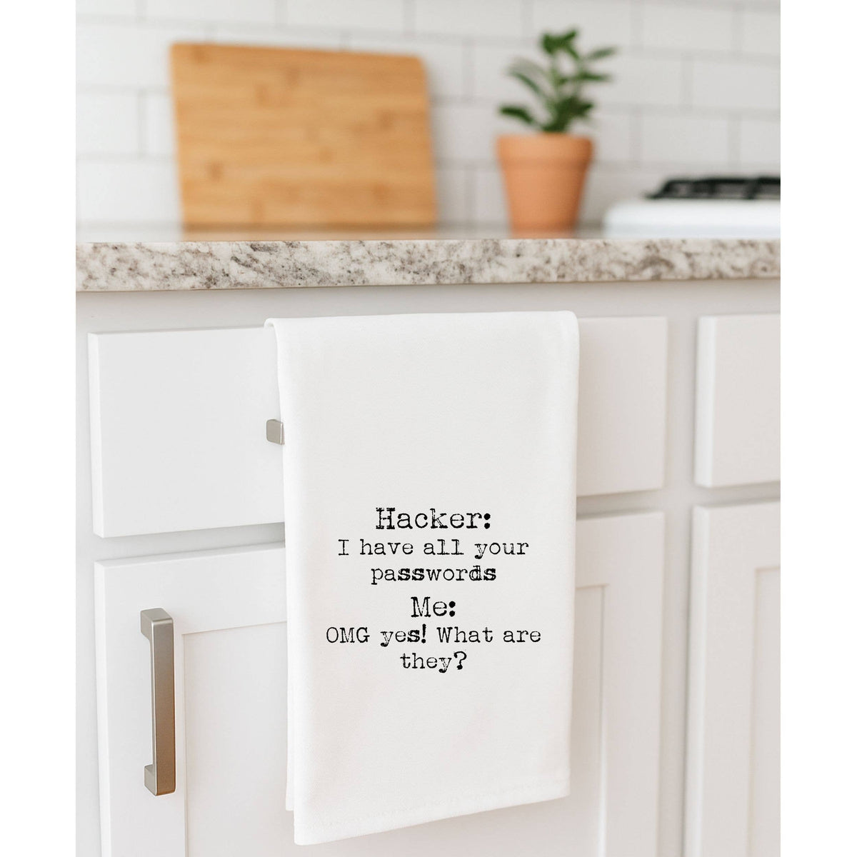 Hacker/Password Funny Gift Towel
