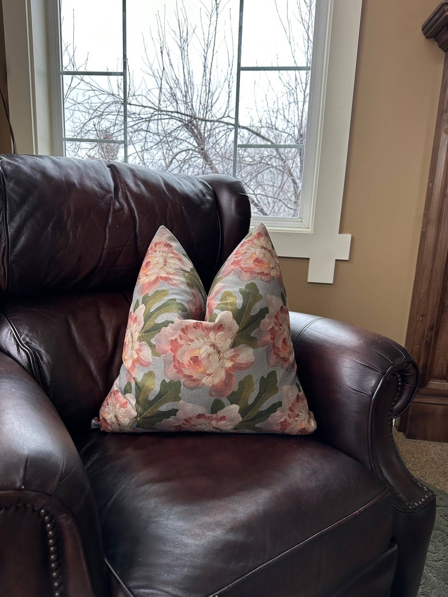Iris Pillow Cover: 22x22 Cover Only