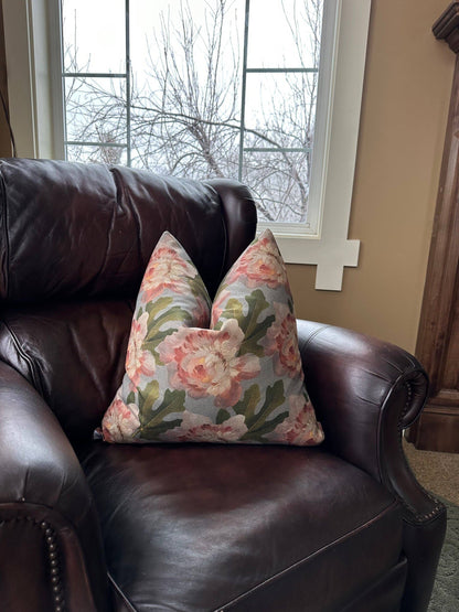 Iris Pillow Cover: 22x22 Cover Only