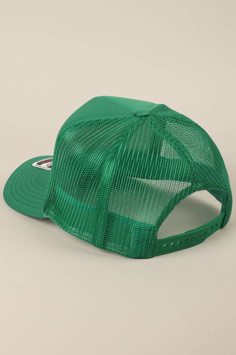 With God All Possible Mesh Back Foam Trucker: TAN / One Size