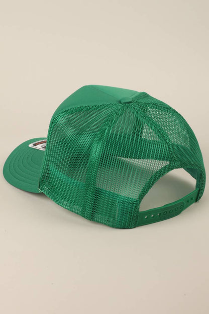 With God All Possible Mesh Back Foam Trucker: TAN / One Size