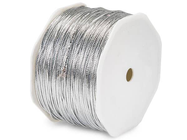 Metallic Tie Cord Ribbon: Metallic Gold / 1 Pack / 1/16”x100 yards