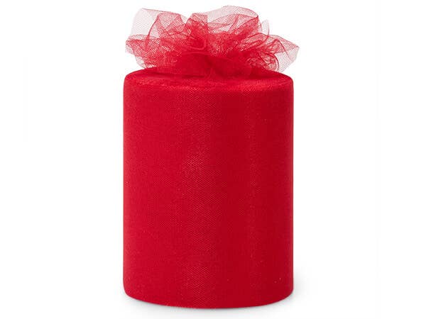 Premium Color Packaging Tulle: White / 1 Pack / 6"x100 yards