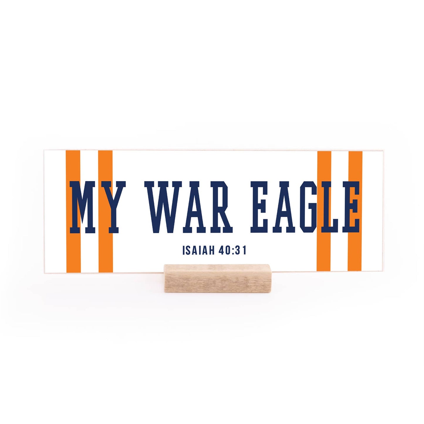 7.5 x 2.75" | School Spirit | My War Eagle