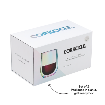 Glass Stemless - Double Pack - Clear