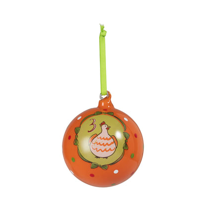 Promo 12 Days of Christmas Glass Ball Ornament Set