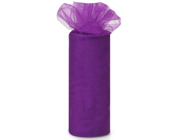 Premium Color Packaging Tulle: White / 1 Pack / 6"x100 yards
