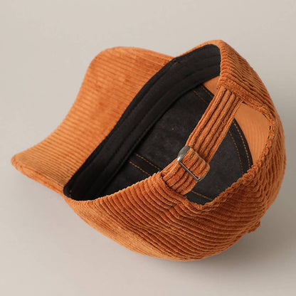 BLESSED 3D Embroidered Corduroy Baseball Cap: BURGUNDY / One Size