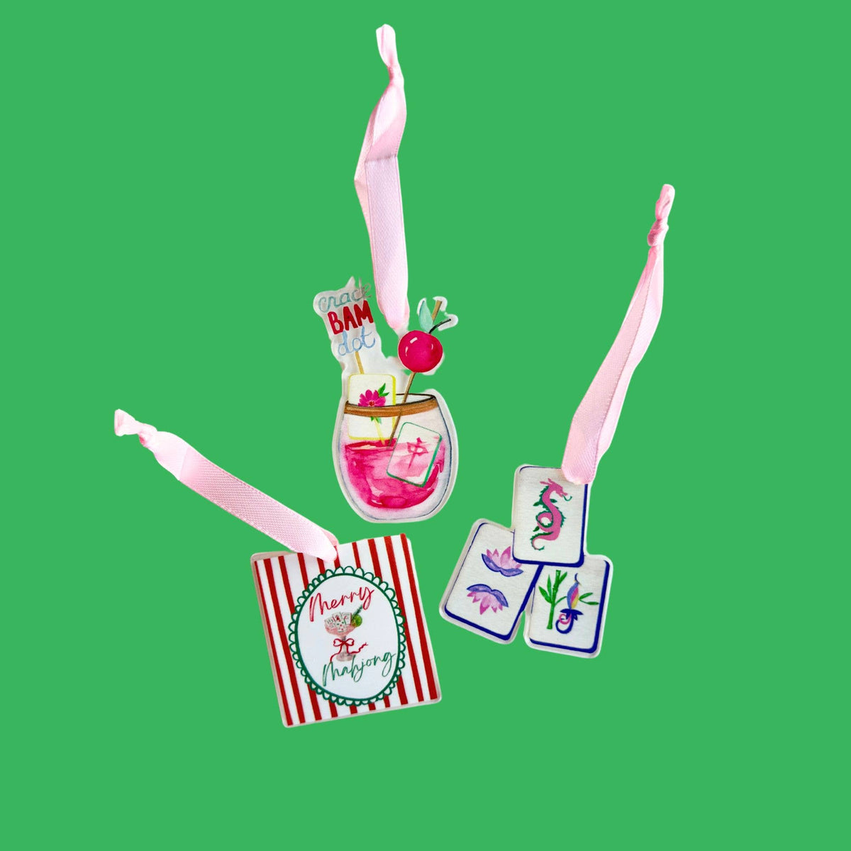Merry Mahjong Petite Ornament