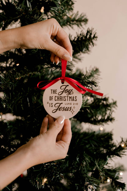 The Joy of Christmas Ornament I Christian Faith