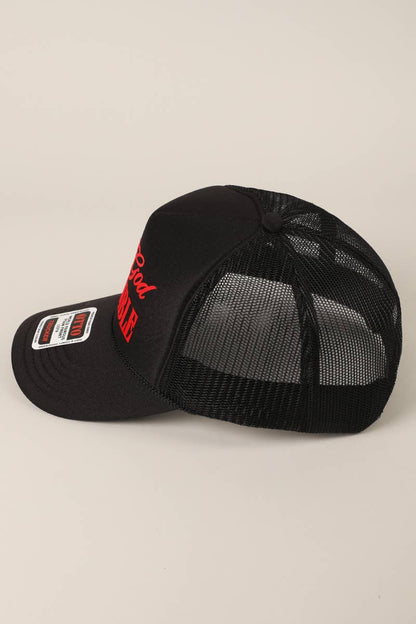 With God All Possible Mesh Back Foam Trucker: TAN / One Size