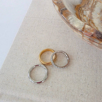 The Element Stack Ring Trio - WATERPROOF: 8