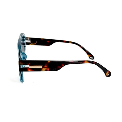 Knox Aviator Sunglasses: Green/Ombre