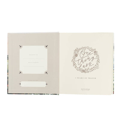 Prayer Journal: One Thing I Ask: Coram Theme