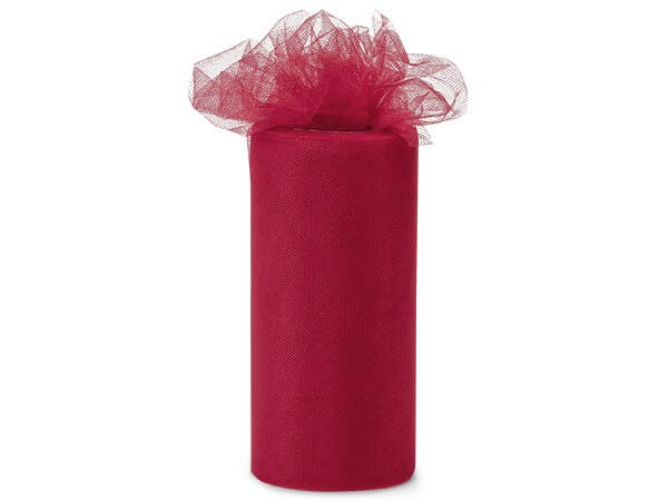 Premium Color Packaging Tulle: White / 1 Pack / 6"x100 yards