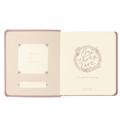 One Thing I Ask 5-Year Prayer Journal: Mauves Theme