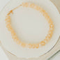 Pebbles Resin Beaded Necklace: Ivory