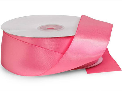 Double Face Satin Gift Packaging Ribbon: Hot Pink / 1 Pack / 1-1/2"x50 yards