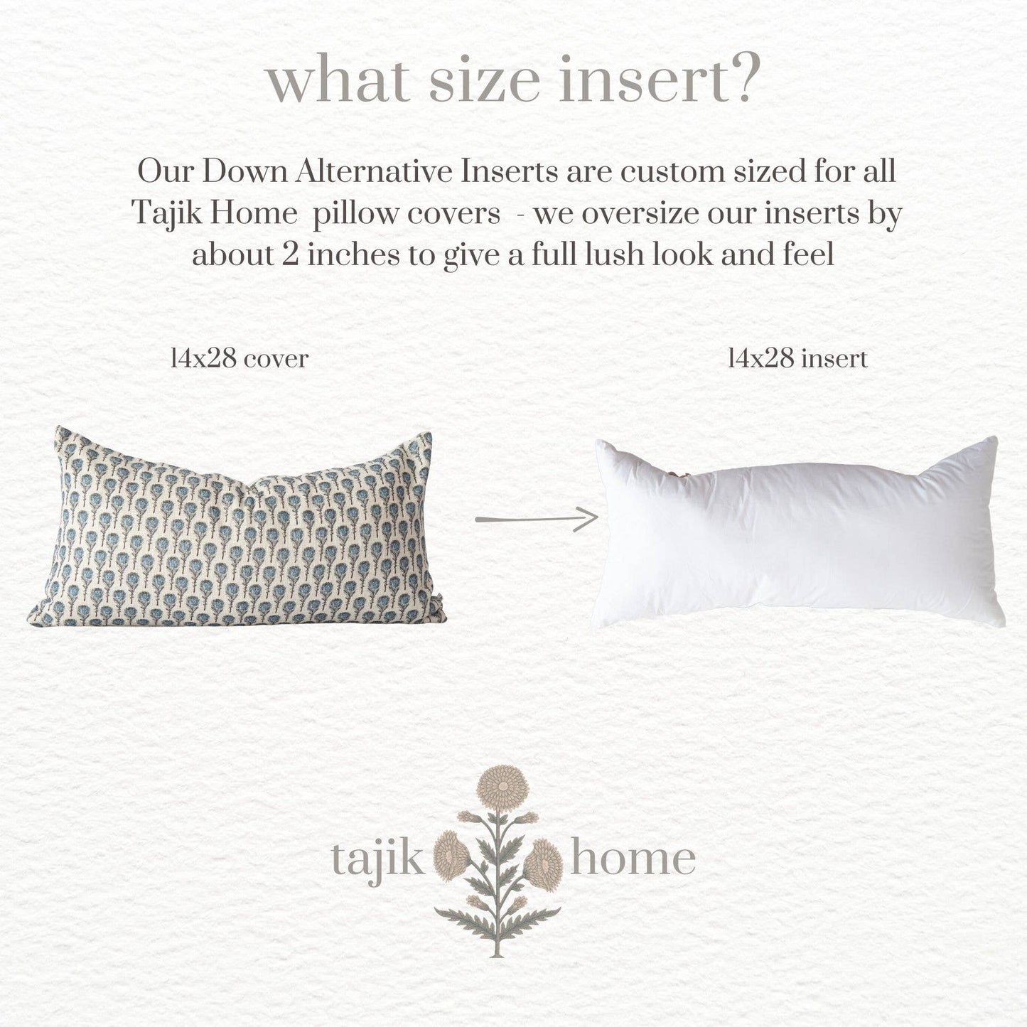 Down Alternative Pillow Inserts - Made in Massachusetts: Plush poly fill made in the usa / 14X24