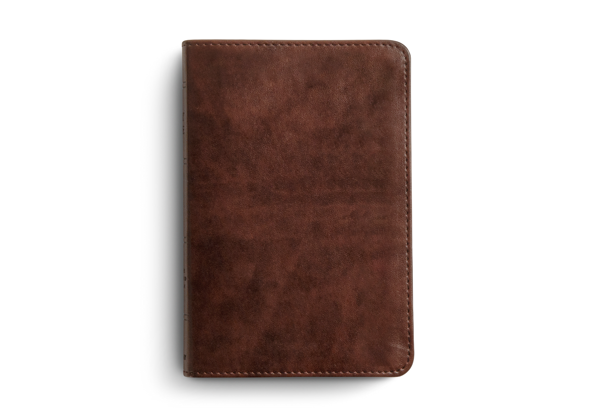 ESV Compact Bible, Red Letter, TruTone®, Brown
