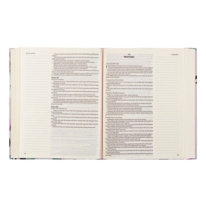 KJV Large Print Notetaking Bible : Charlotte Theme