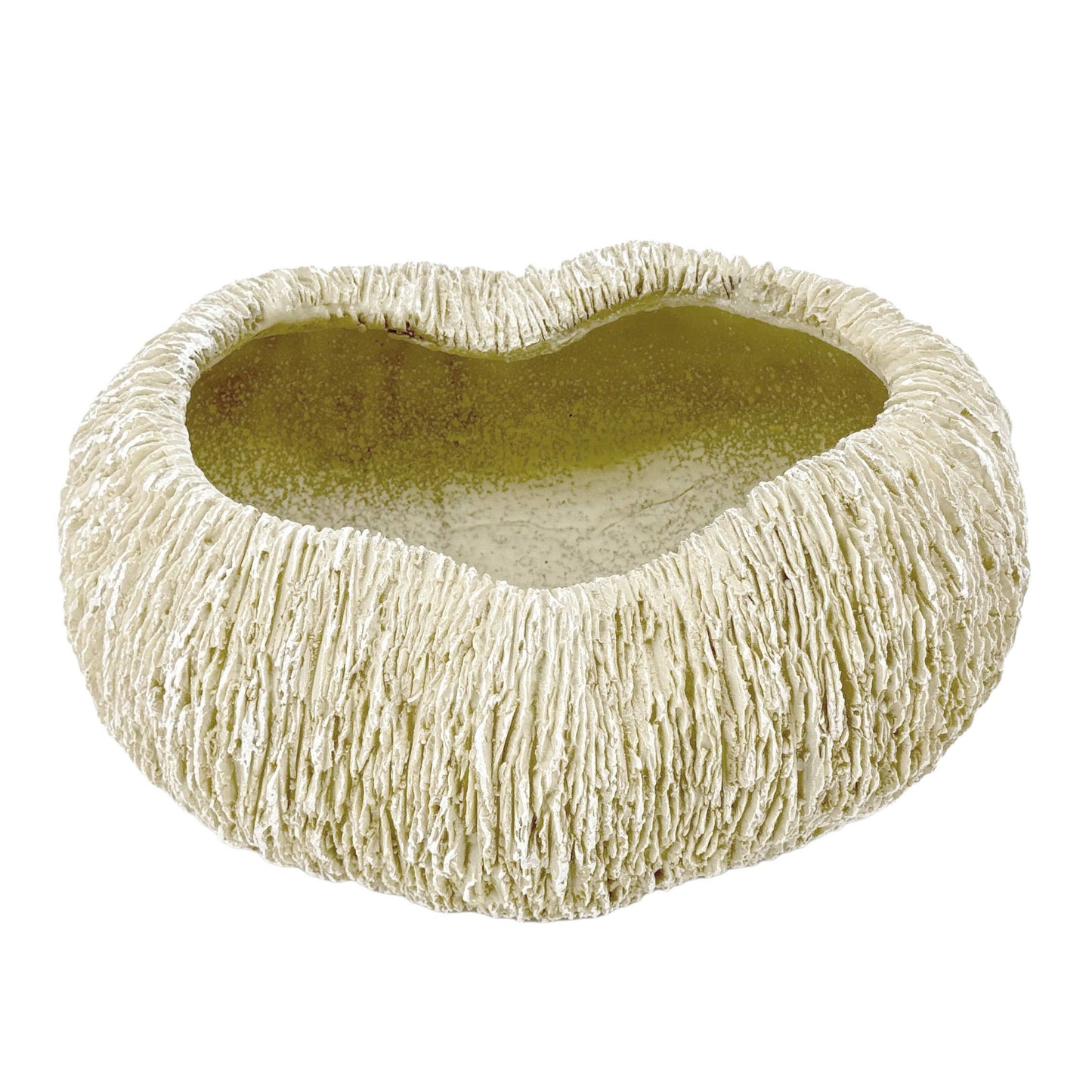 10" Sustainable Coral Texture Resin Decorative Flower Vase