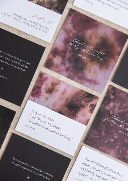 The Beatitudes Scripture Card Set