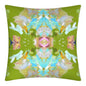 22" Stained Glass Green Pillow