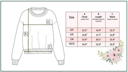 Kids Rainbow Colored Knit Texture Crew Neck Fall Sweater: 7/8