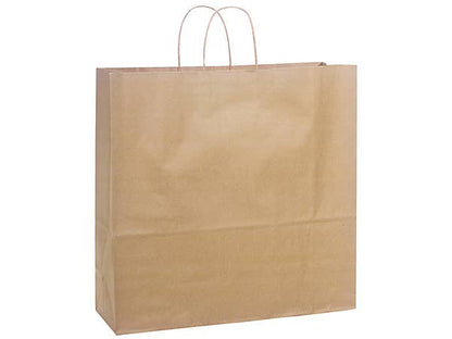 Brown Kraft Paper Shopping Bags: 250 Pack / Cub 8x4.75x10"