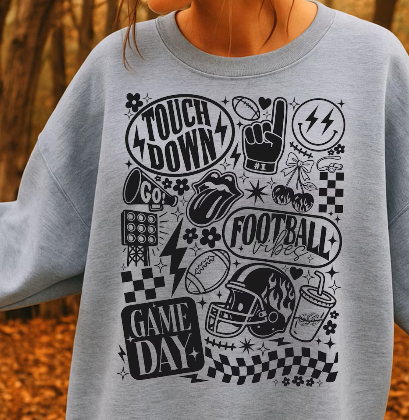 TOUCHDOWN: SPORT  GREY / SWEATSHIRT / M