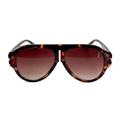 Knox Aviator Sunglasses: Green/Ombre
