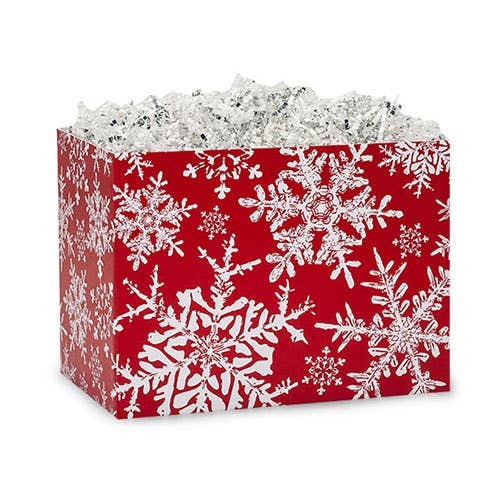 Christmas Gift Basket Boxes: Evergreen Christmas / 6 Pack / Small 6.75x4x5"