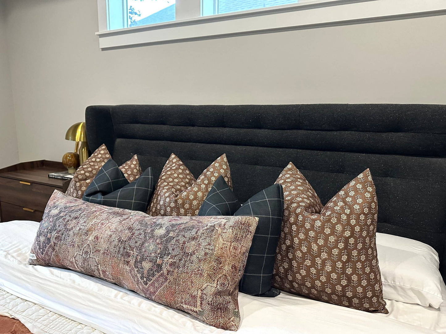 Rowe Pillow Cover: 22x22 Cover Only