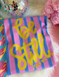 Be Still Tee (Flo Blue): L